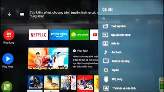 Cách cài đặt âm thanh đầu ra cho Androi Tivi Sony