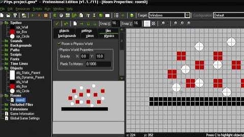 Setting Up Basic Physics In Game Maker: Studio