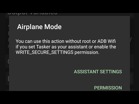 Tasker - Airplane Mode No Root Or ADB Wifi