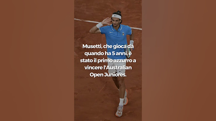 Lorenzo Musetti entra nella storia del tennis italiano