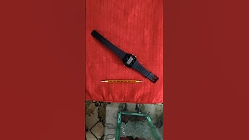 How to change Casio F-91W straps #casio #casiowatches #straps