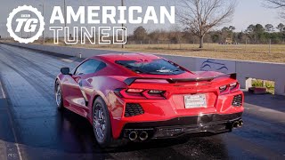 WORLD'S FASTEST C8 CORVETTE: 1,350hp+ TwinTurbo Drag Car | Top Gear American Tuned ft. Rob Dahm