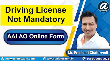 AAI AO Online Form 2021: Driving License Not Mandatory | Apply Now | AAI AO Application Form 2021