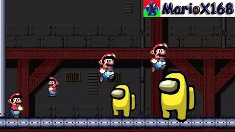 Among Us Fight Mario Boss - Super Mario Bros. X - SMBX - Super Mario Boss Battle - New Mario Maker