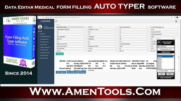 Data Editar Medical Form Filling Auto Typer Software For Data Entry