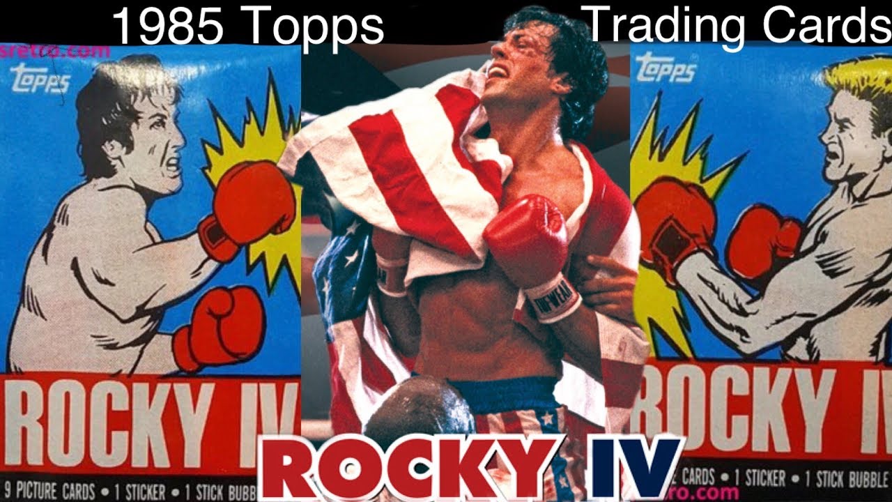 1985 Rocky lV Trading Cards Daddy Daughter Retro Review - YouTube