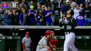 CIN@COL: Arenado hammers a two-run shot to left