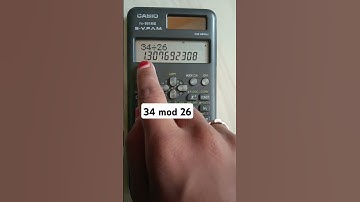 How to find mod in scientific calculator#casio fx-991MS#scientific calculator#mod