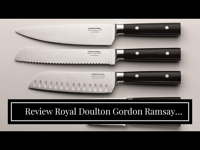  Royal Doulton Gordon Ramsay Block Knife Set, 6 Piece