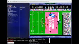Tecmo Super Bowl 2015 (tecmobowl.org hack) - Tecmo Super Bowl 2015 Netplay Tournament Week 13: Davideo7 vs brianintn - User video