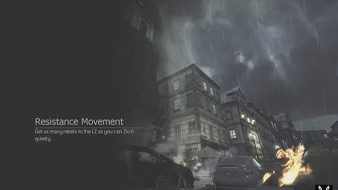 Resistance Movement - COD: Modern Warfare 3: Special Ops | Tier 3 mission