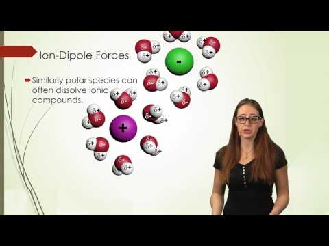 Entropy and Intermolecular Forces, Effects on Solution Formation