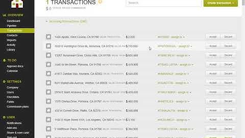 Incoming transactions within MLS integration