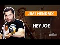 HEY JOE - Jimi Hendrix | Como tocar na guitarra