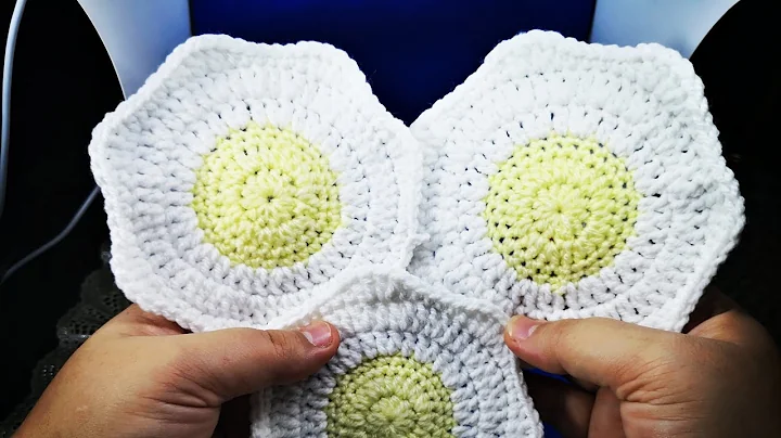 Crochet Egg Motif: Learn How to Make a Coaster