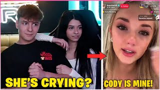 CLIX Shocked After RACHEL Brockman \& BRECKIE Hill Gets Into A Fight For Him! (Fortnite Moments)