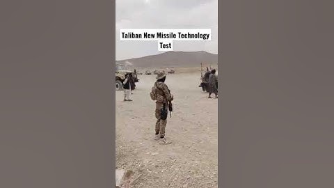 Afghan Taliban missile technology test #taliban #afghanistan #attitudestatus