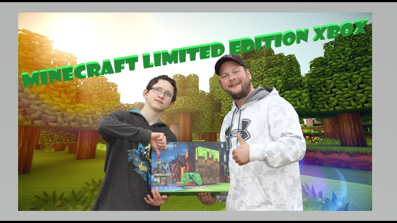 Minecraft Limited Edition Xbox One S - YouTube
