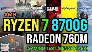 Ryzen 7 8700G Handle Modern Games? Radeon 780M Benchmarks