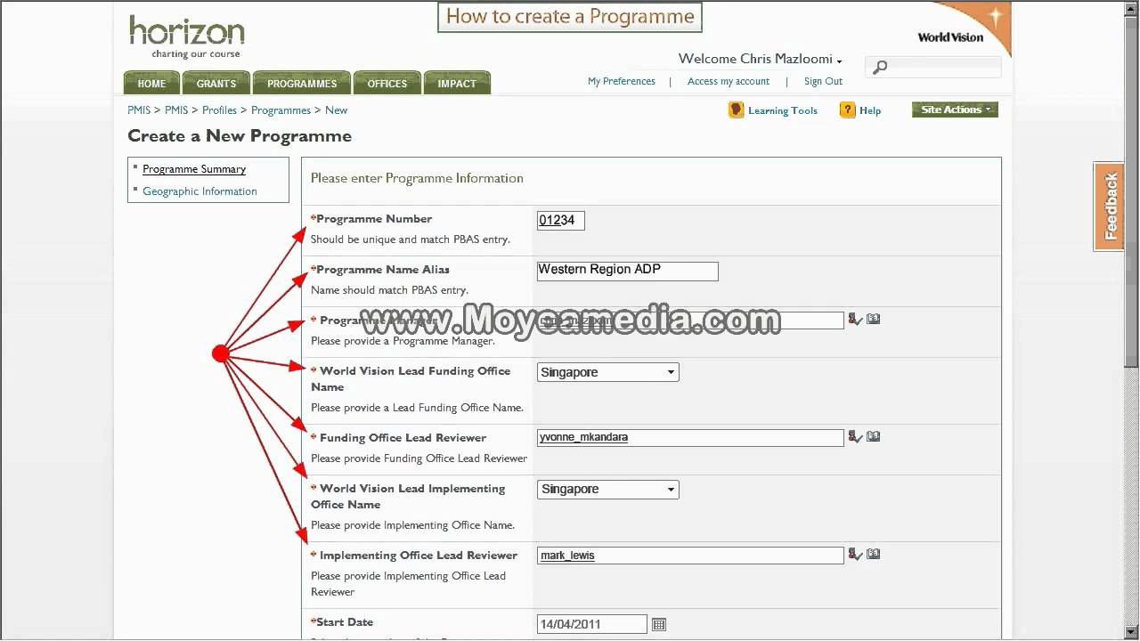 How to create a programme - YouTube