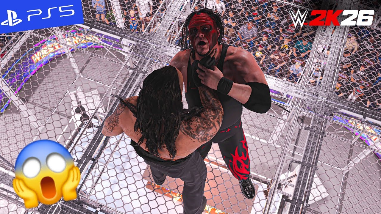 WWE 2k26 - Андертейкер против Кейна - Матч 