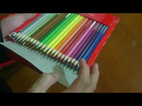 Divideo kali ini aku akan unboxing crayon faber castell isi 48 sekaligus juga review faber castell o. 