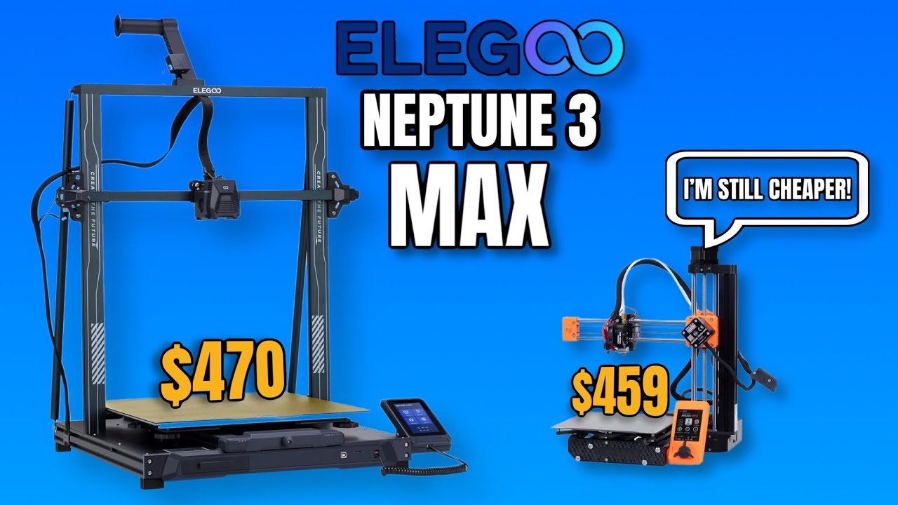 ELEGOO NEPTUNE 3 MAX - HUGE 3D PRINTER FOR ONLY $470! 