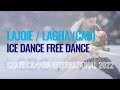 LAJOIE / LAGHA (CAN) | Ice Dance Free Dance | Mississauga 2022 | #GPFigure