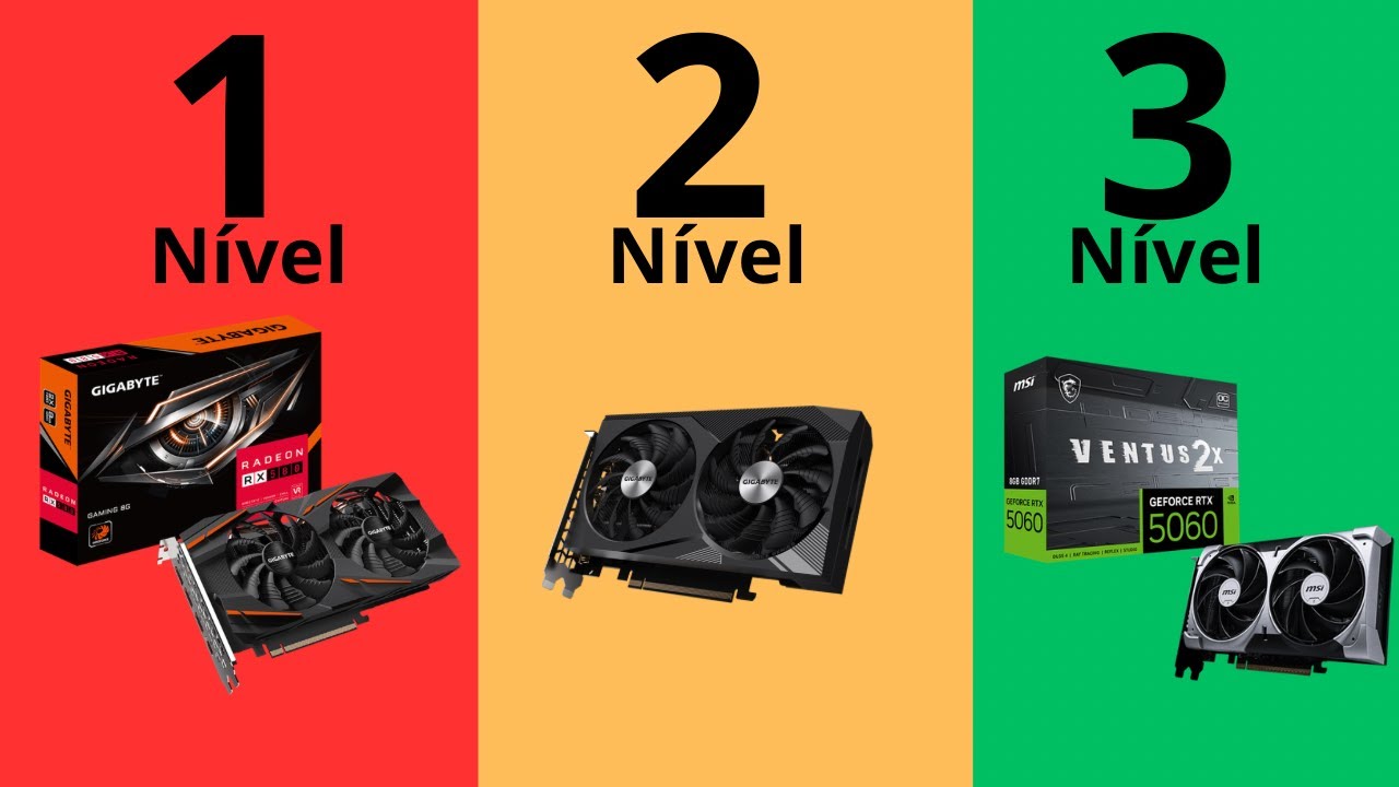 3 NÍVEIS DE GPU: Do básico ao extremo – descubra qual comprar!