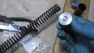 バイクレストア　❼ジェベル２００　フロントフォークOH