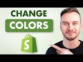How to Change Colors on Shopify Website (Quick Guide)