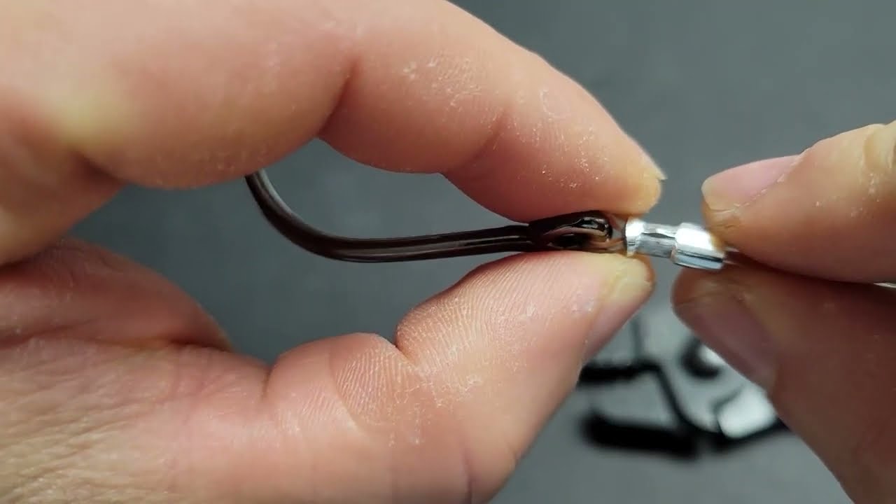 how to crimp a hook perfectly 