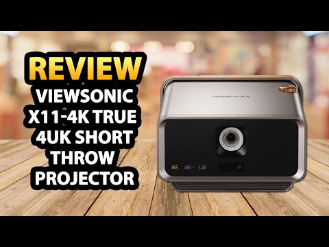 ViewSonic X11-4K 4K HDR Short Throw Smart Portable LED Projector