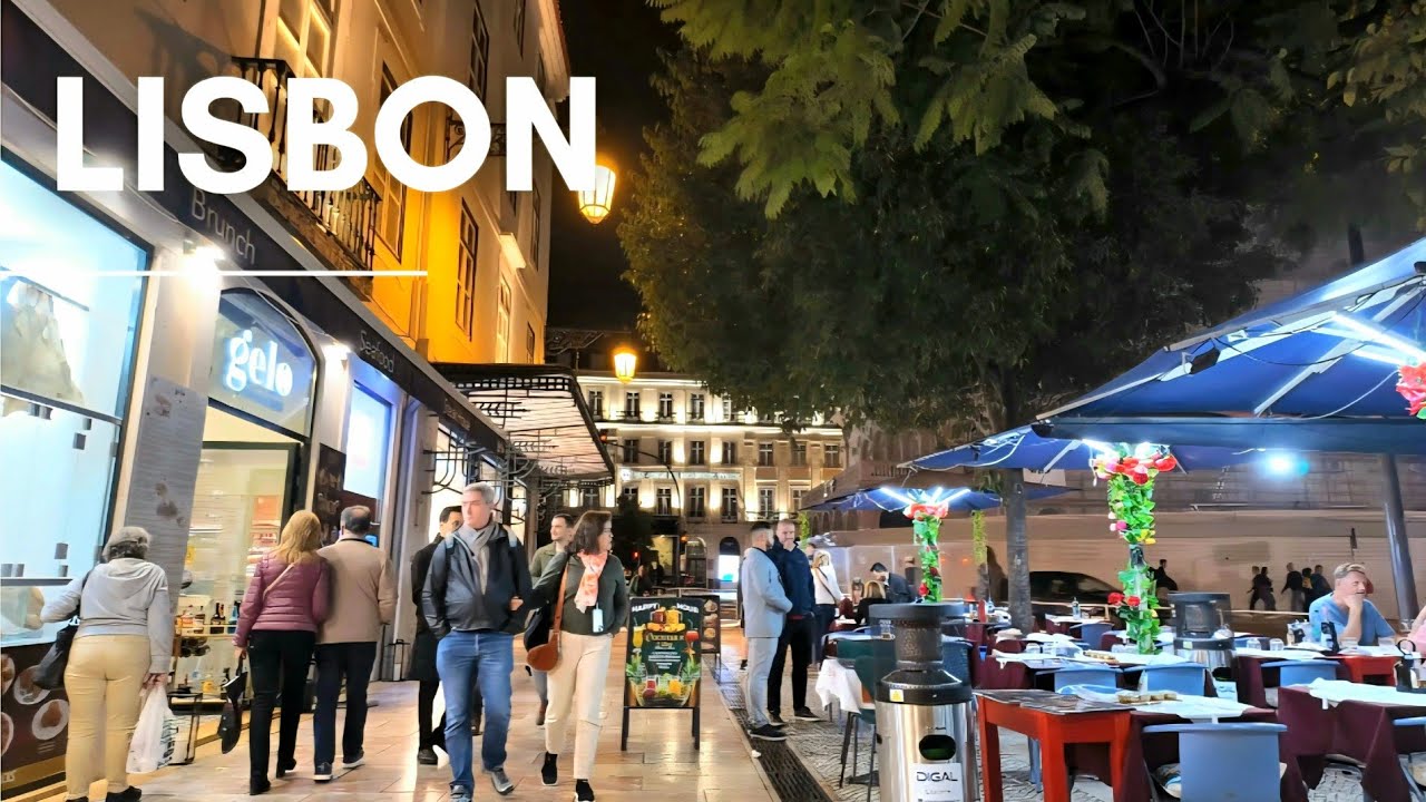 An Evening Walk in Lisbon PORTUGAL 