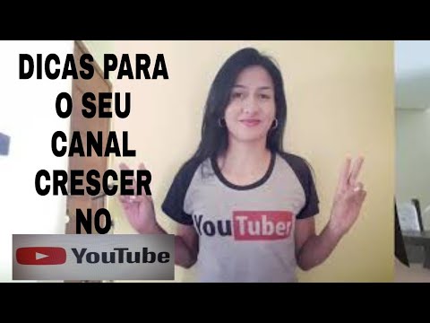 COMO FAZER SEU CANAL CRESCER NO YOUTUBE... - YouTube