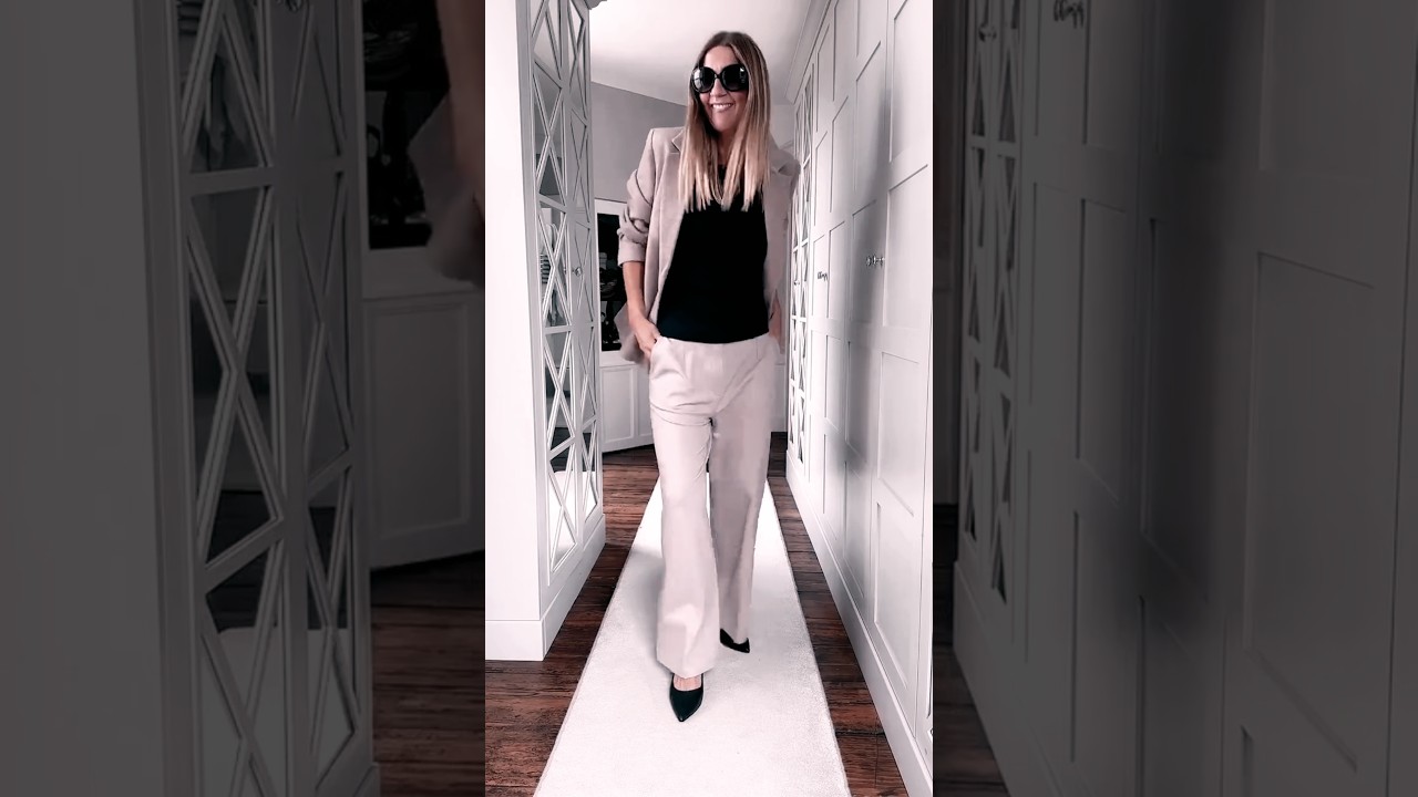3 Ways To Wear Wide Leg Trousers: From Day to Night #ootd #fallfashion #chicstyle #fashiontrends