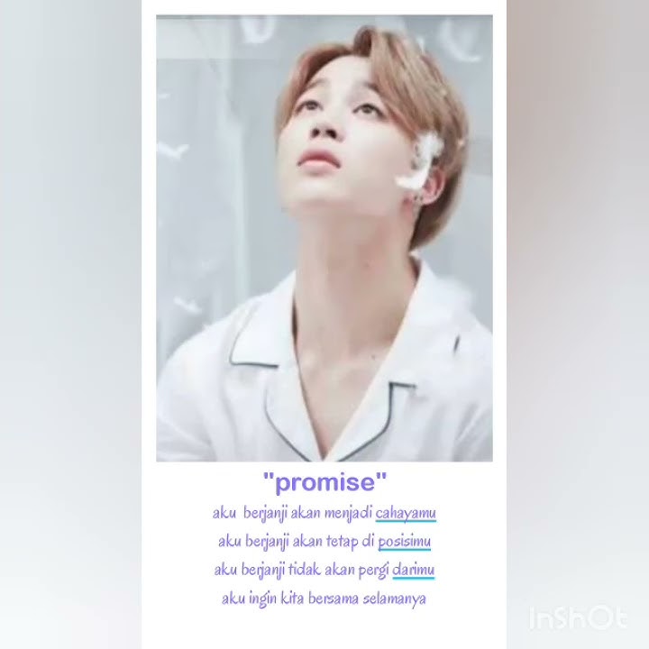 Story wa BTS ('Promise' - Jimin)