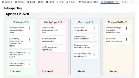 Retrospective For Jira Demo