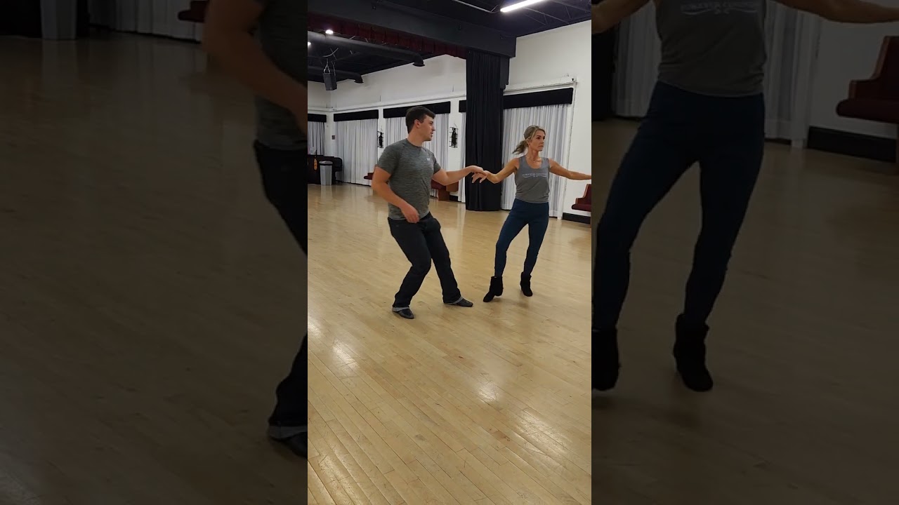 Two step check and whip technique..