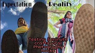 TESTING OUT VIRAL PHOTOGRAPHY HACKS by 5 minute crafts[TAMIL]