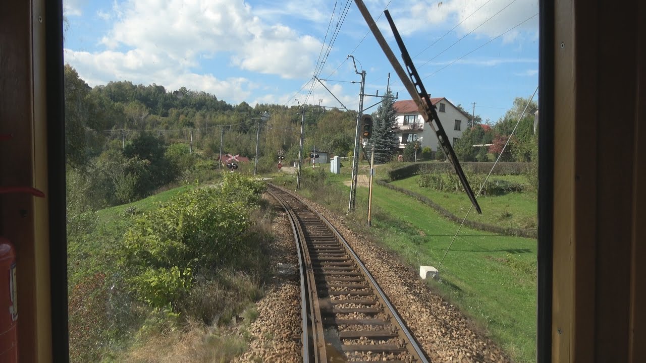 4K Cabview EN71-037 Kraków Płaszów - Sucha Beskidzka + sound - 30.09.2016