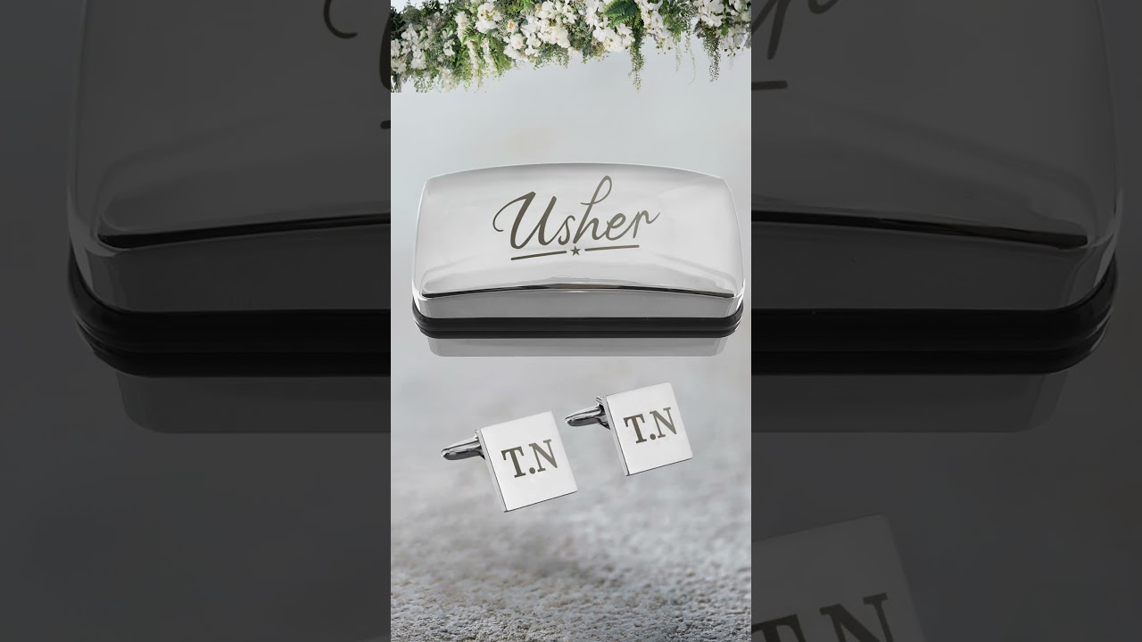 Stylish Personalised Cufflinks for Men – The Perfect Wedding Gift
