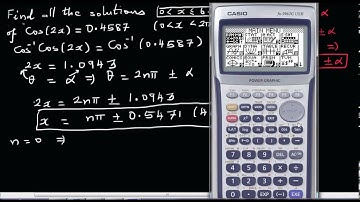 Finding all possible solutions of a trig equation in a given interval using general solution