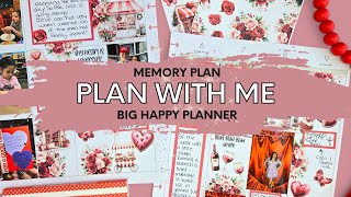 2025 MEMORY PLANNER PLAN WITH ME- BIG HAPPY PLANNER- Week 6