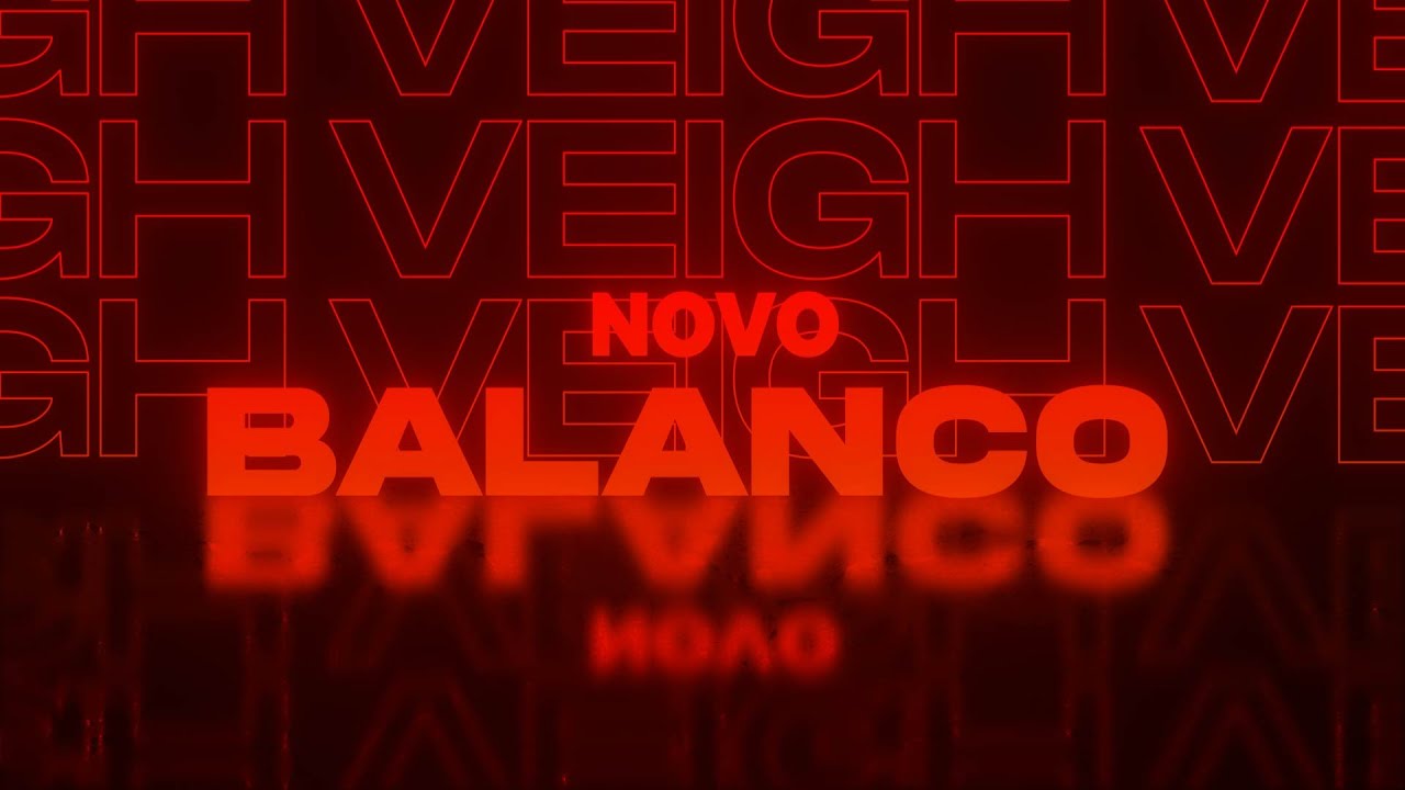 VEIGH - Novo Balanço #tipografia #lyrics #veigh