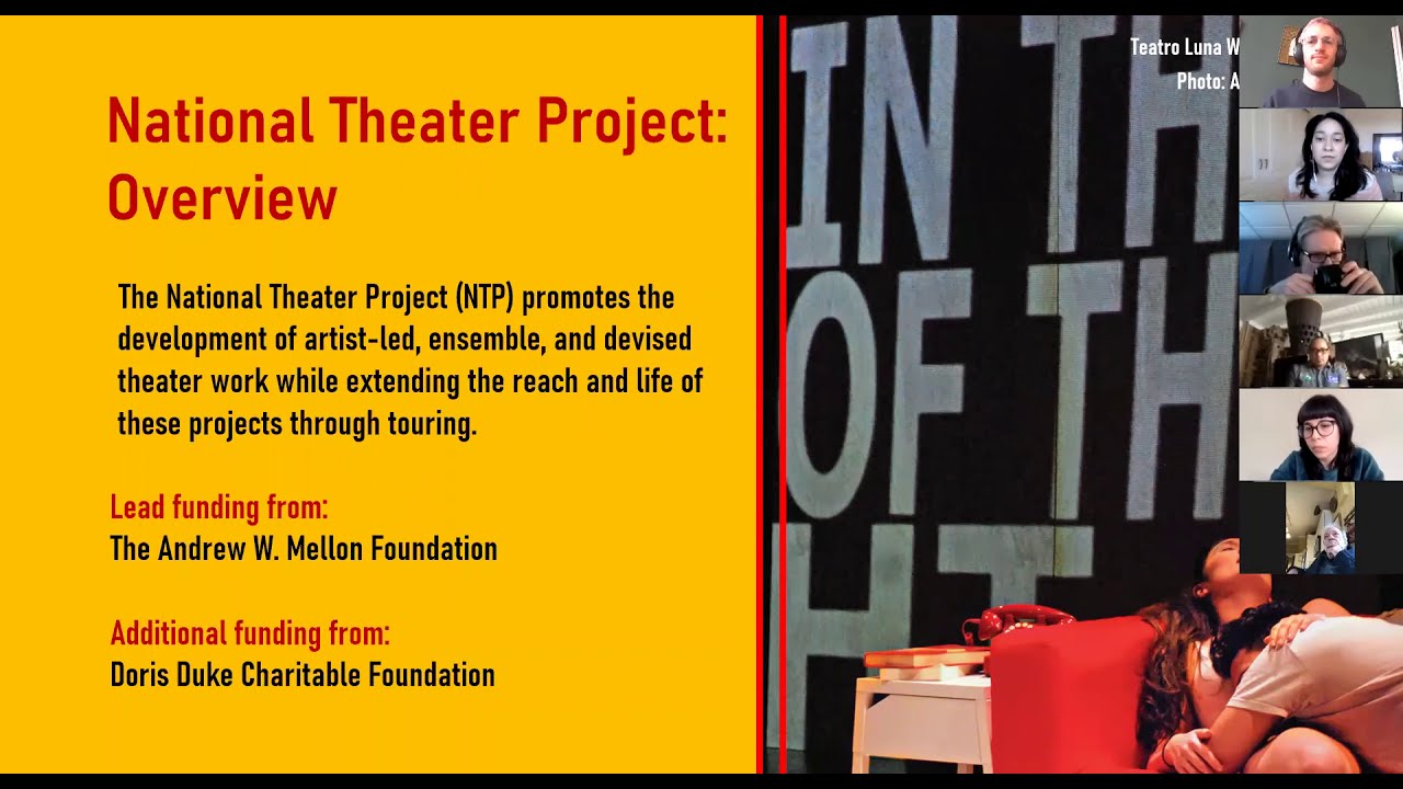 Watch The National Theater Project Creation Touring Grant Webinar Nefa