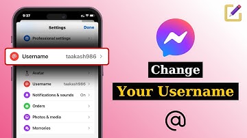 How To Change Username on Facebook Messenger