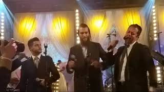 Simcha Leiner, Itzik Dadya, & Beri Weber, sing L'chaim at Epic Wedding