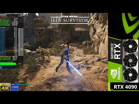 STAR WARS Jedi Survivor Epic Settings Ray Tracing 4K | RTX 4090 | i9 13900K 6GHz