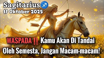 Sagitarius♐ WASPADA‼️Kamu Akan Ditandai Oleh Semesta, Jangan Macam-macam! Okt 2025 - Planet Zodiak